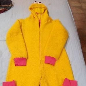 Big Bird Sesame Street costume pajama size large - XL